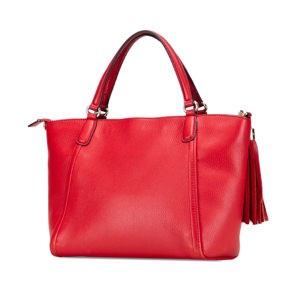 Gucci Small Leather Soho Cellarius Satchel - Back view