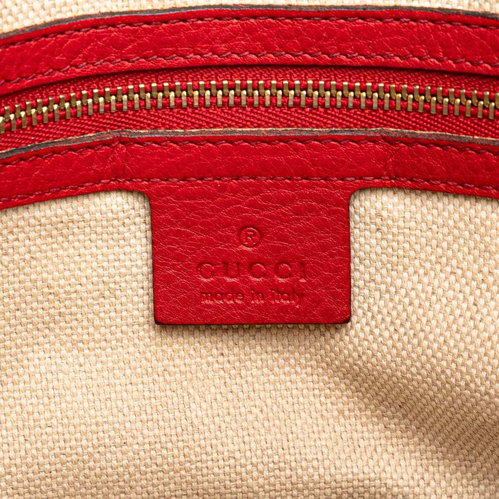 Gucci Small Leather Soho Cellarius Satchel - Side view