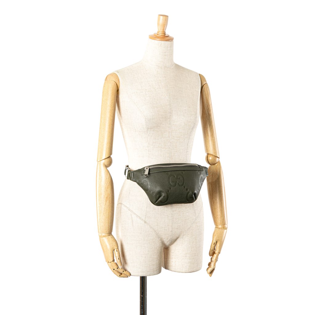 Gucci Small Leather Jumbo GG Belt Bag - Image 12