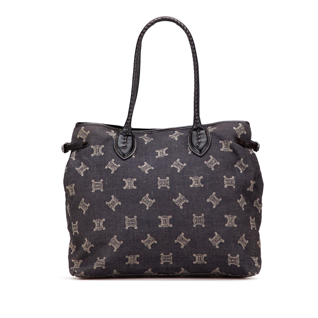 Celine Macadam Denim Tote