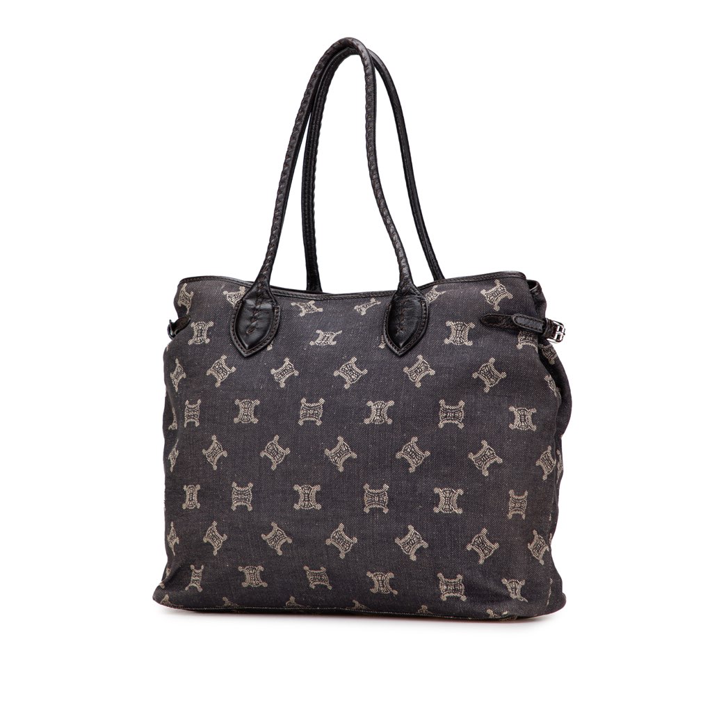 Celine Macadam Denim Tote - 2