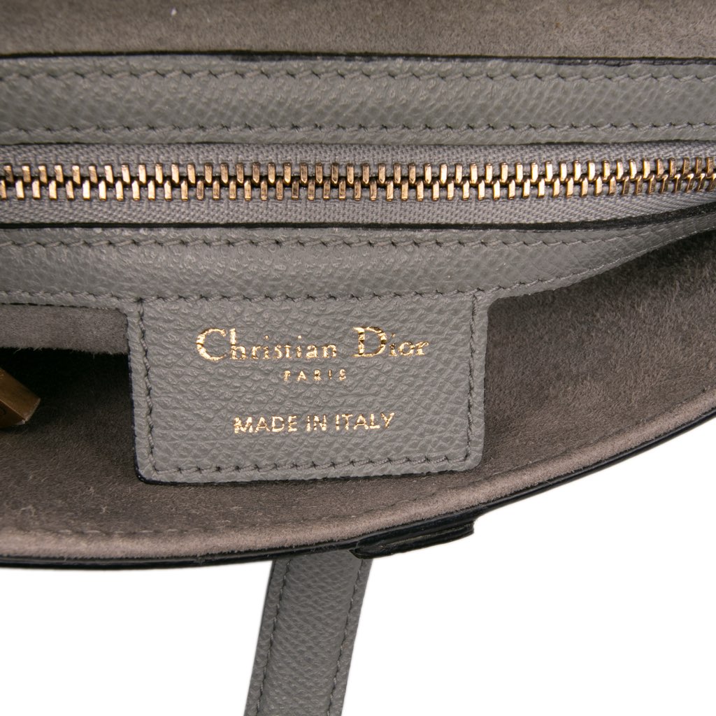 Dior Grained Calfskin Saddle Bag - 5