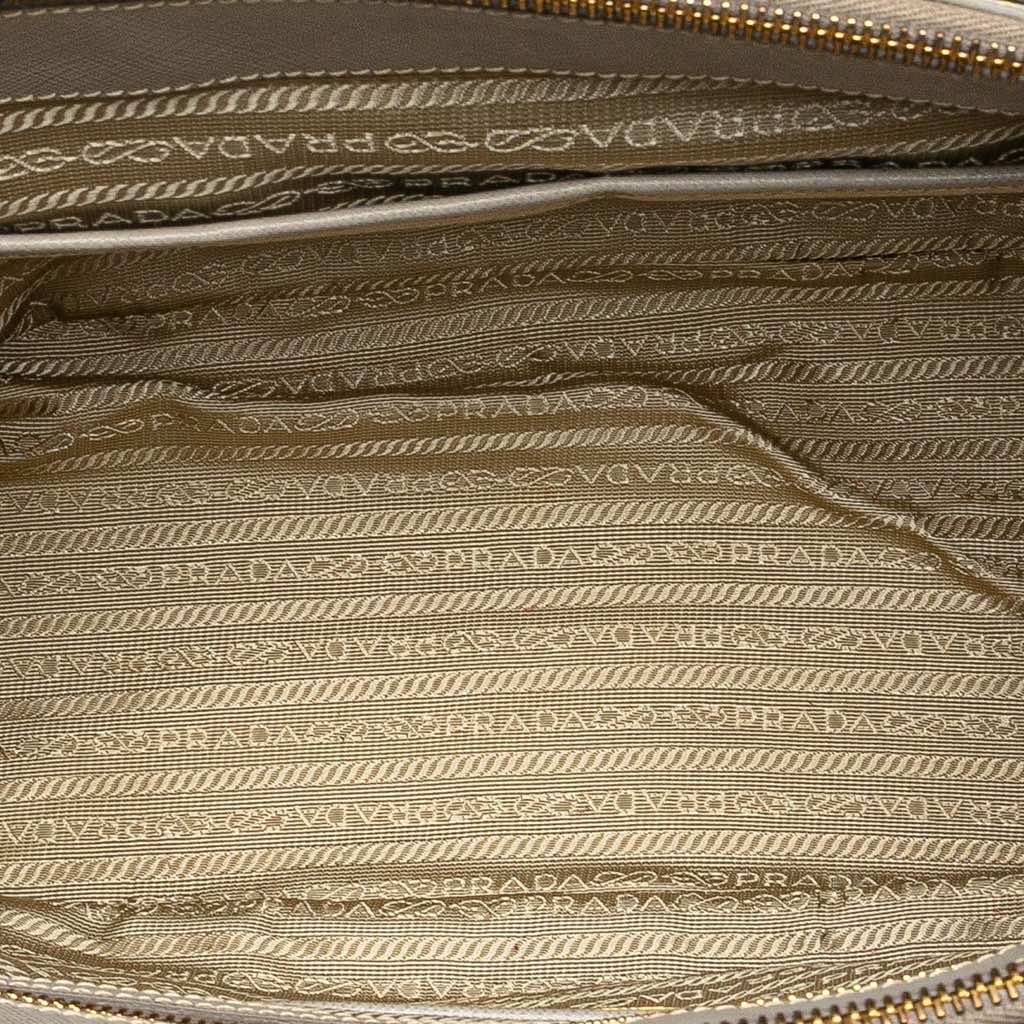 Prada Medium Saffiano Lux Galleria Double Zip Satchel - 4