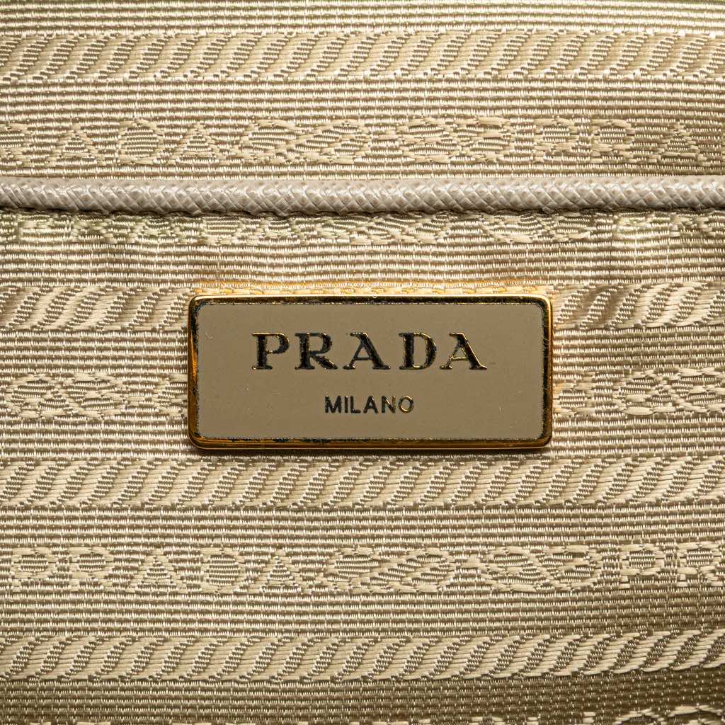 Prada Medium Saffiano Lux Galleria Double Zip Satchel - Side view