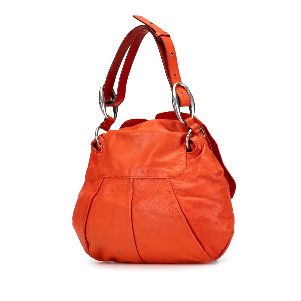 Yves Saint Laurent Leather Nadja Rose Petal Shoulder Bag - 2