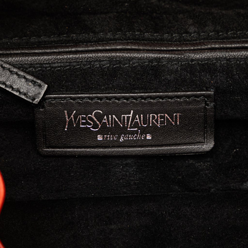 Yves Saint Laurent Leather Nadja Rose Petal Shoulder Bag - 5