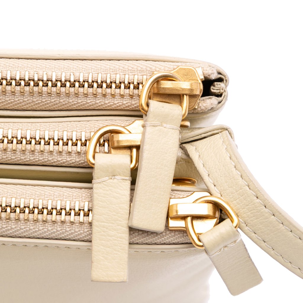 Celine Large Lambskin Trio Crossbody - Detail 2