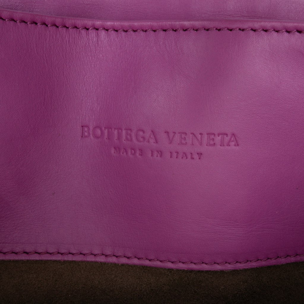 Bottega Veneta Small Nappa Intrecciato Roma Satchel - Side view