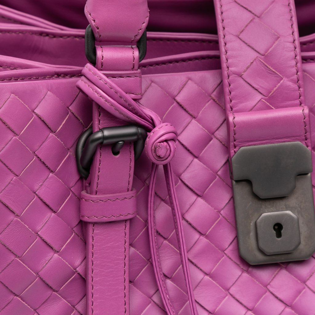 Bottega Veneta Small Nappa Intrecciato Roma Satchel - Detail 2