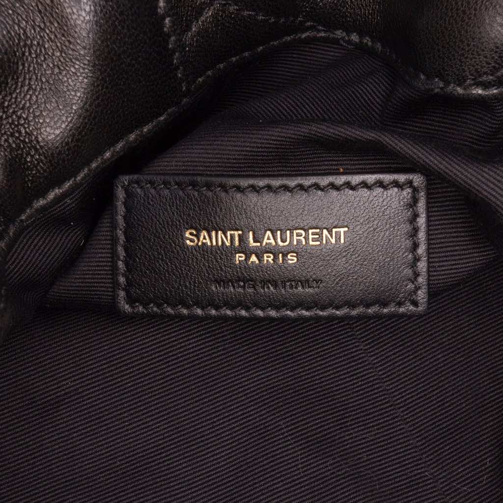 Saint Laurent Lambskin Le Maillon Hook Bucket Bag - 5