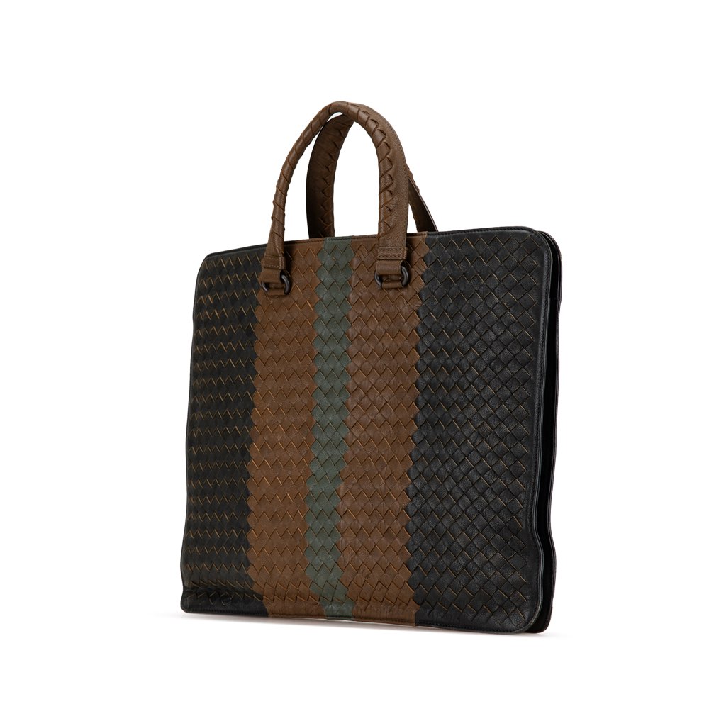Bottega Veneta Nappa Intrecciato Club Fume Briefcase - 2