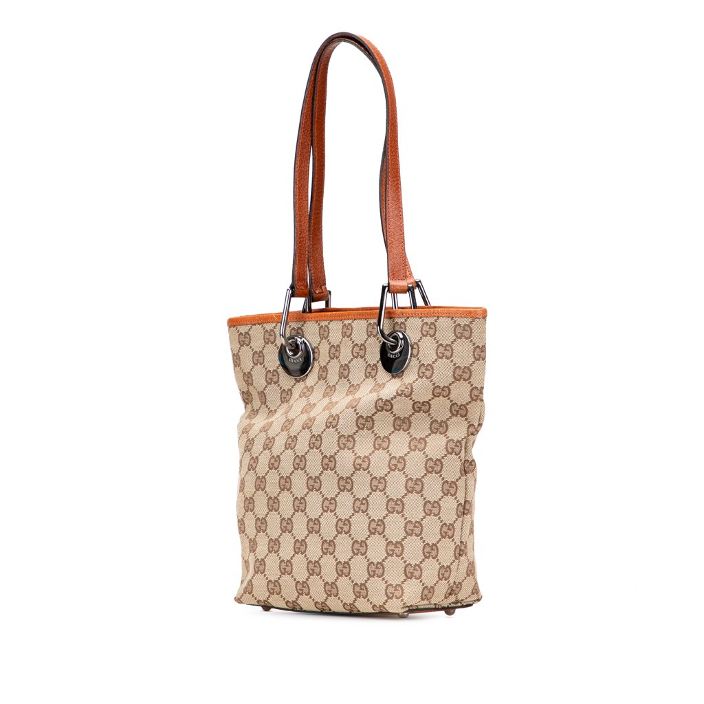 Gucci GG Canvas Eclipse Tote - Back view