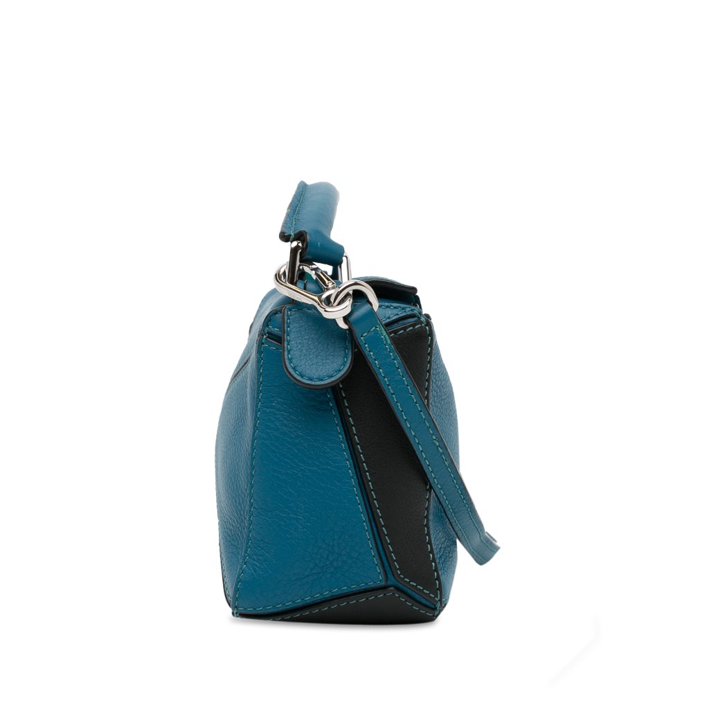 Loewe Mini Tricolor Calfskin Puzzle Satchel - 3