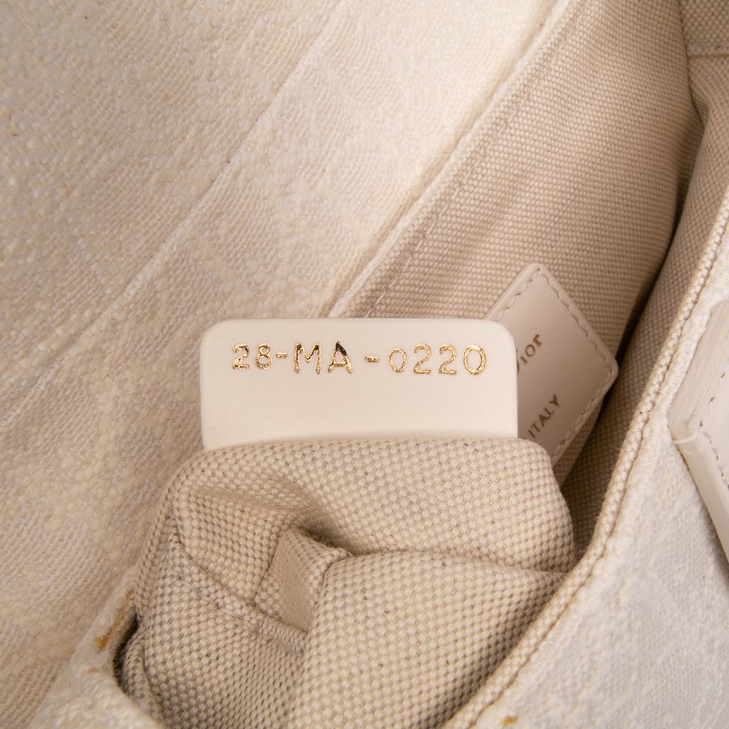 Dior Mini Oblique Canvas Saddle Bag - Detail 1