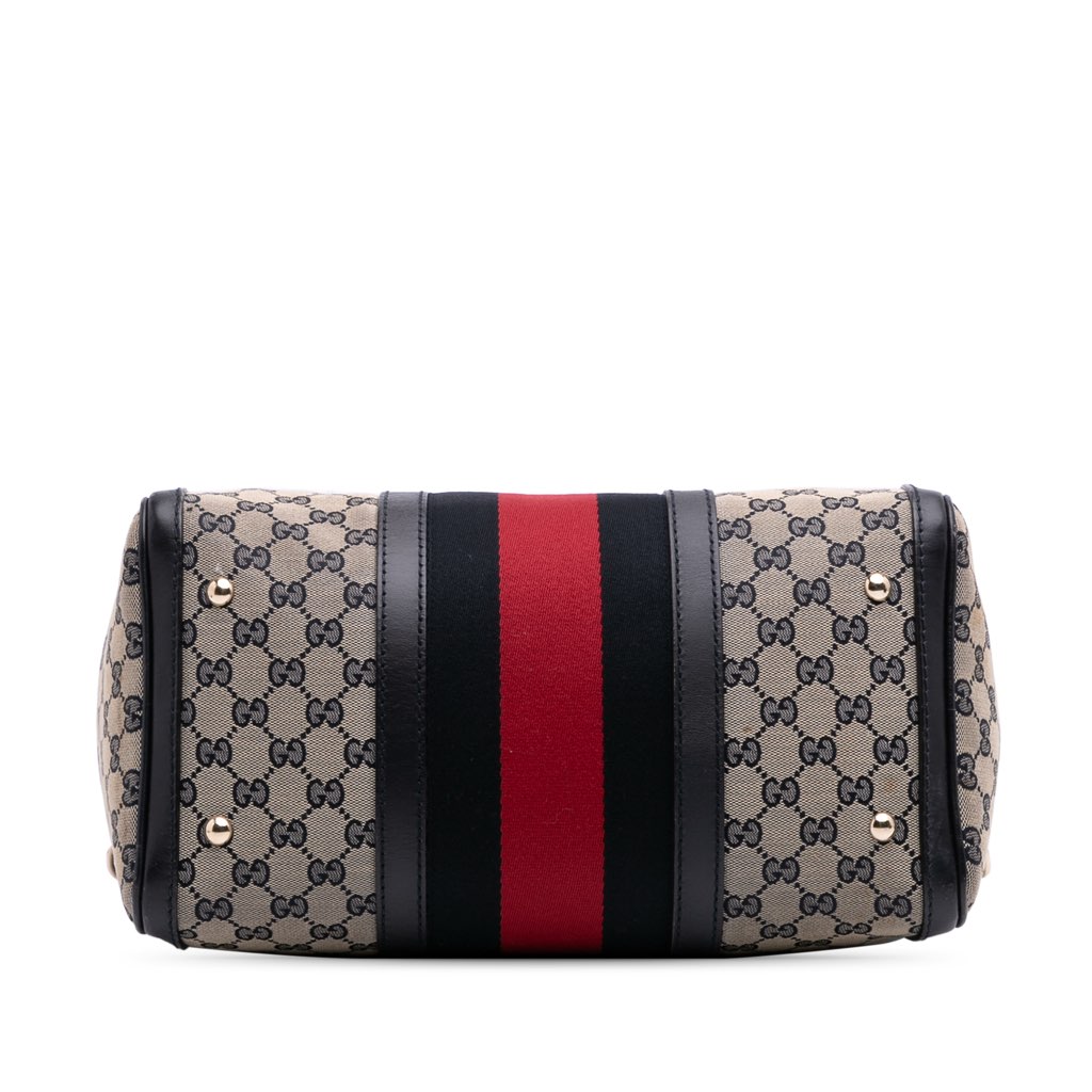 Gucci Medium GG Canvas Web Joy Boston Bag - 3