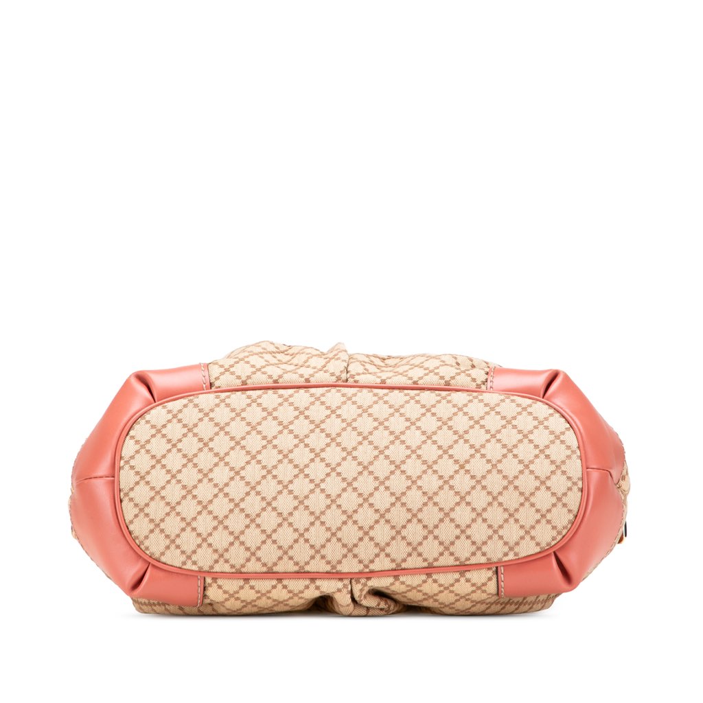 Gucci Diamante Canvas Sukey Satchel - Image 6
