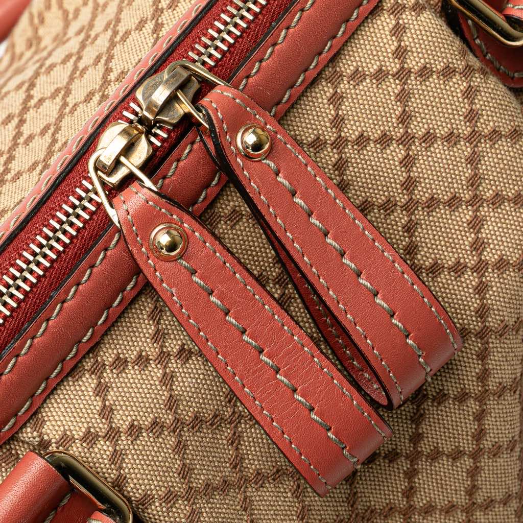 Gucci Diamante Canvas Sukey Satchel - Image 10