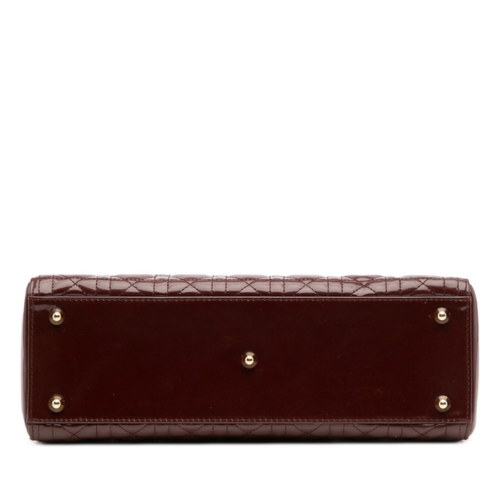 Dior Large Patent Cannage Lady Dior - Image 6