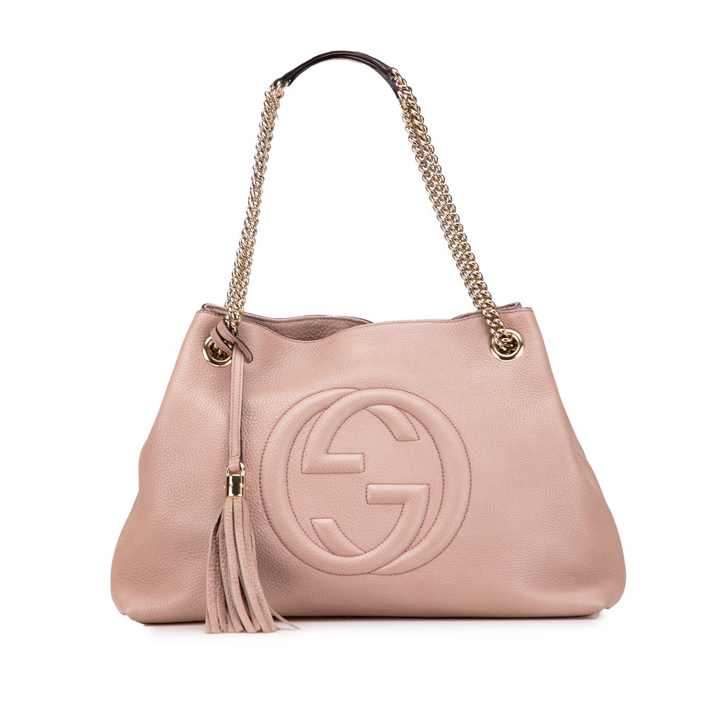 Gucci Medium Leather Soho Chain Tote