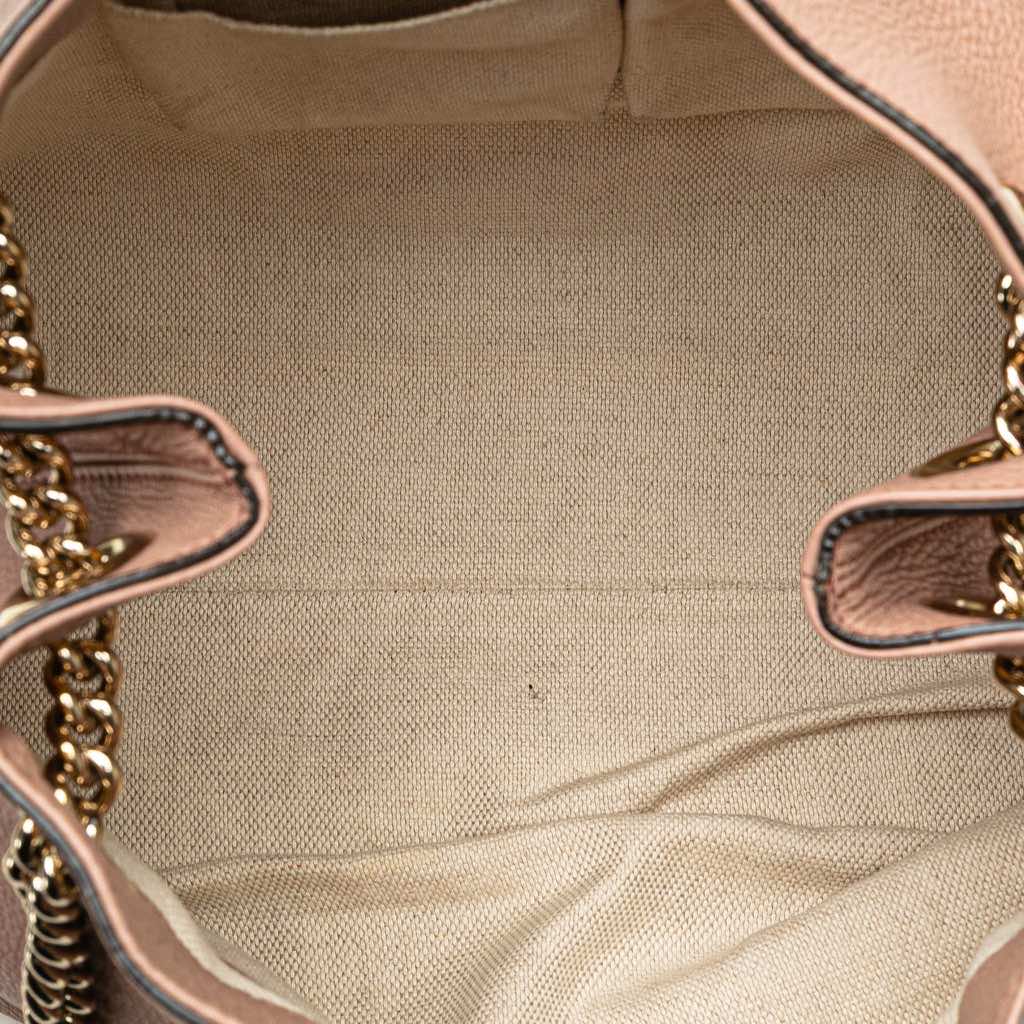 Gucci Medium Leather Soho Chain Tote - 4
