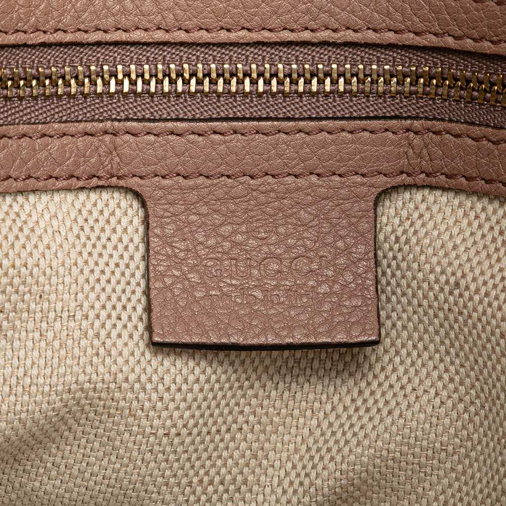 Gucci Medium Leather Soho Chain Tote - Detail 1