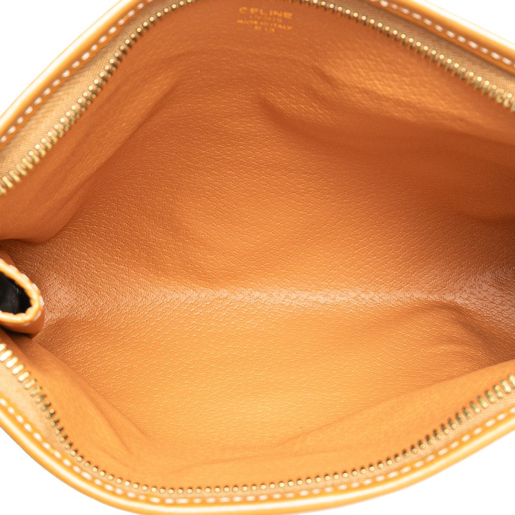 Celine Macadam Coated Canvas Clutch - 4