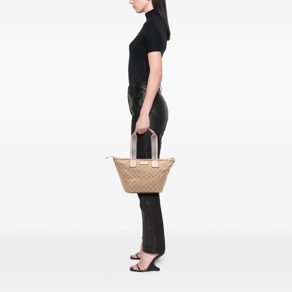 Gucci GG Canvas Web Tote - Image 13