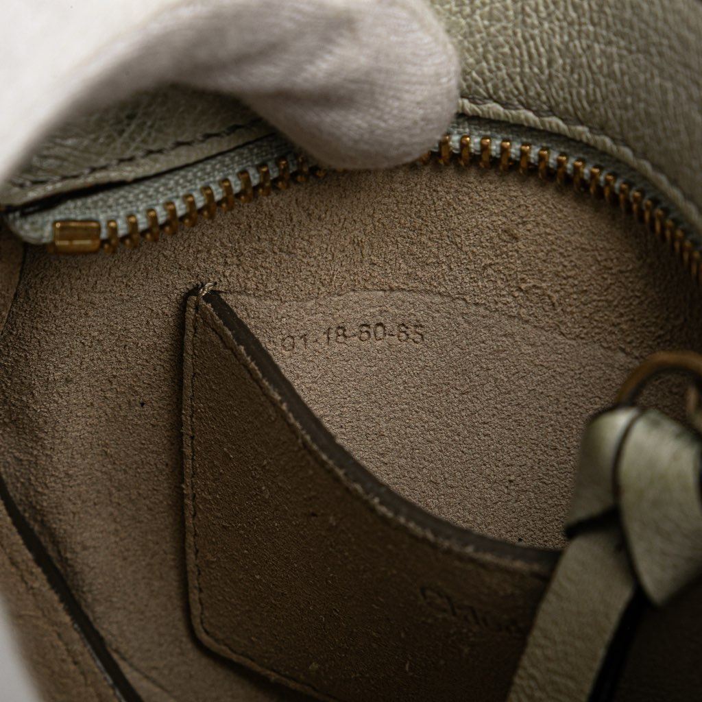 Chloé Mini Calfskin Suede Pixie Signature Satchel - Detail 1