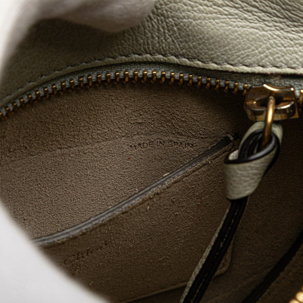 Chloé Mini Calfskin Suede Pixie Signature Satchel - Detail 2