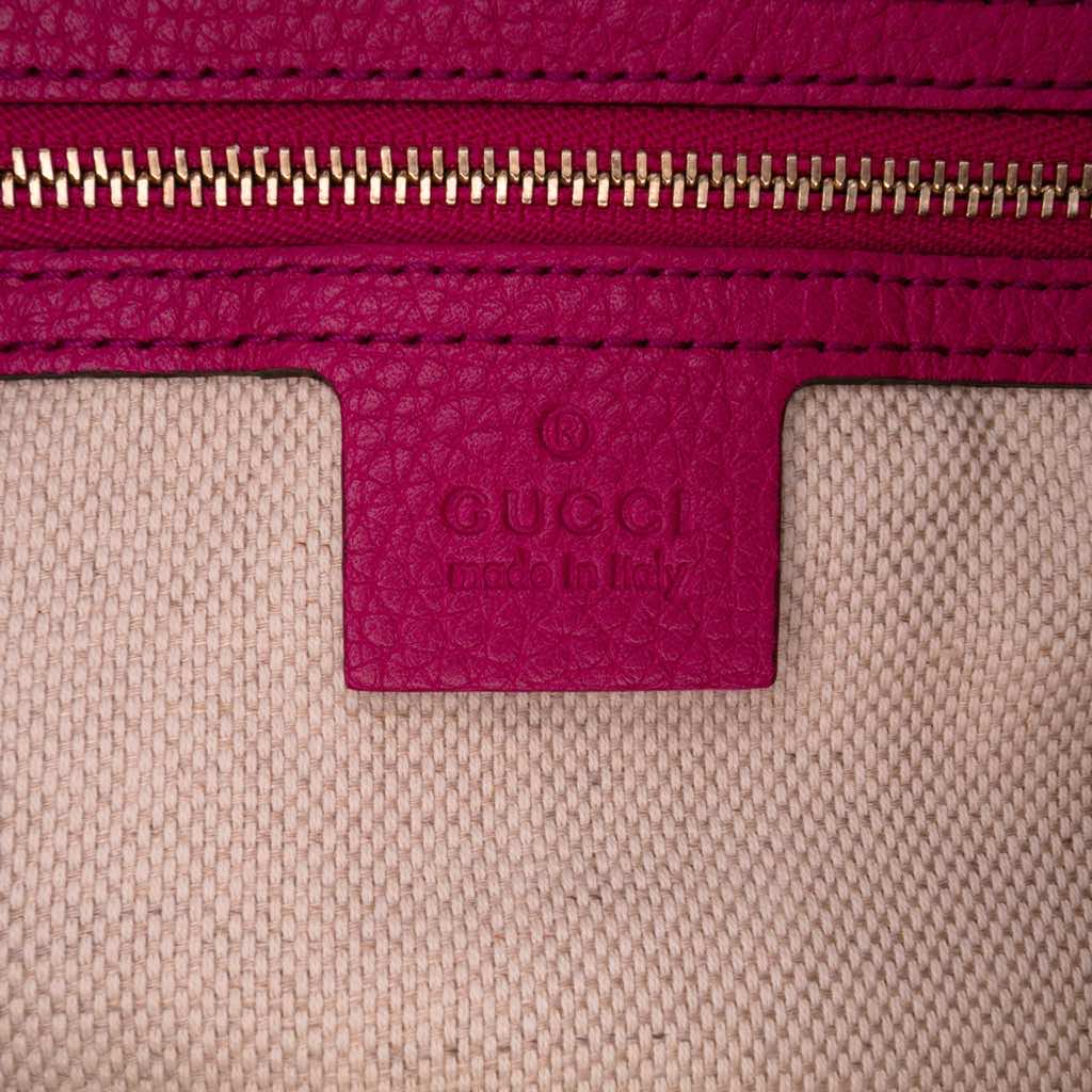 Gucci Medium Leather Soho Chain Tote - 5