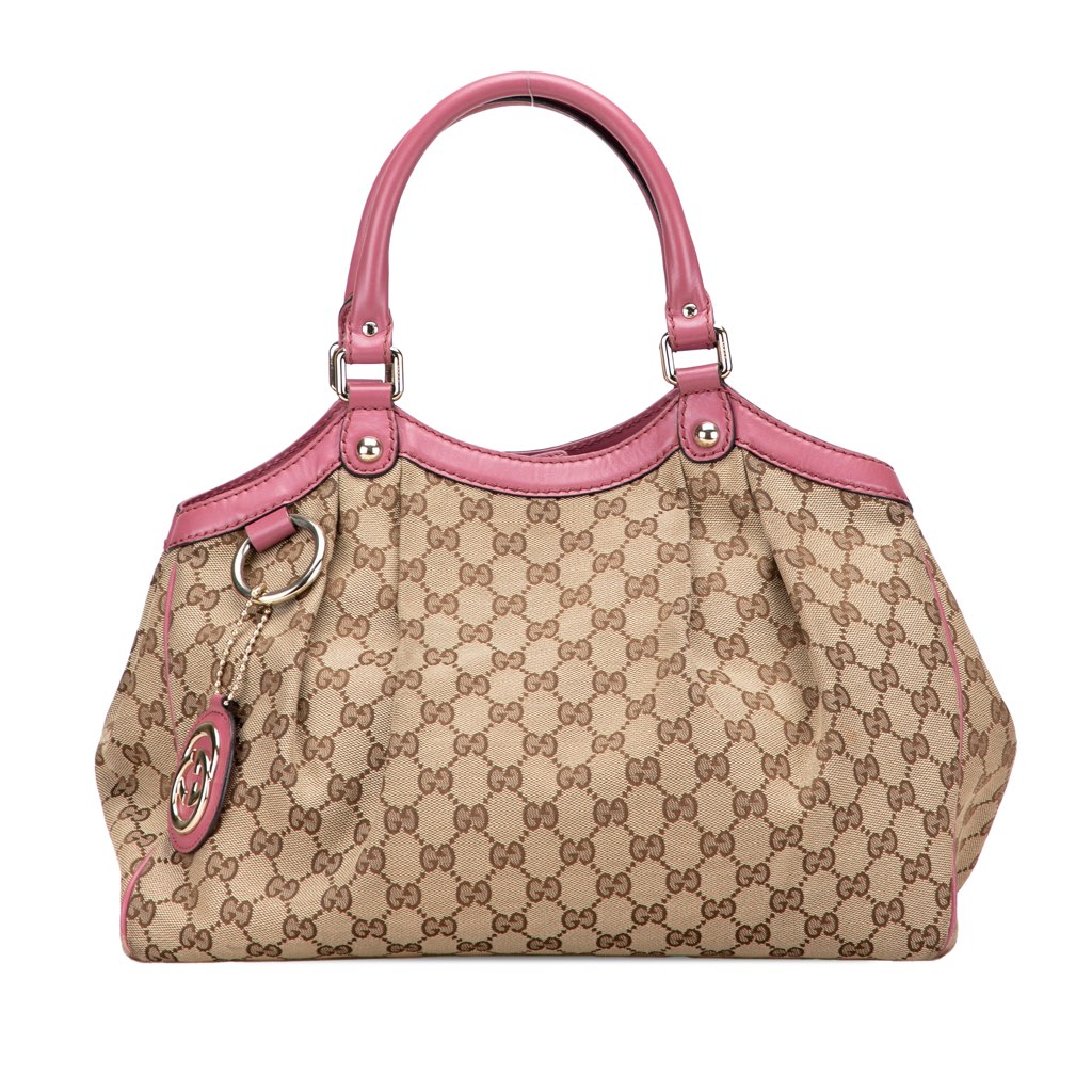 Gucci Medium GG Canvas Sukey Tote