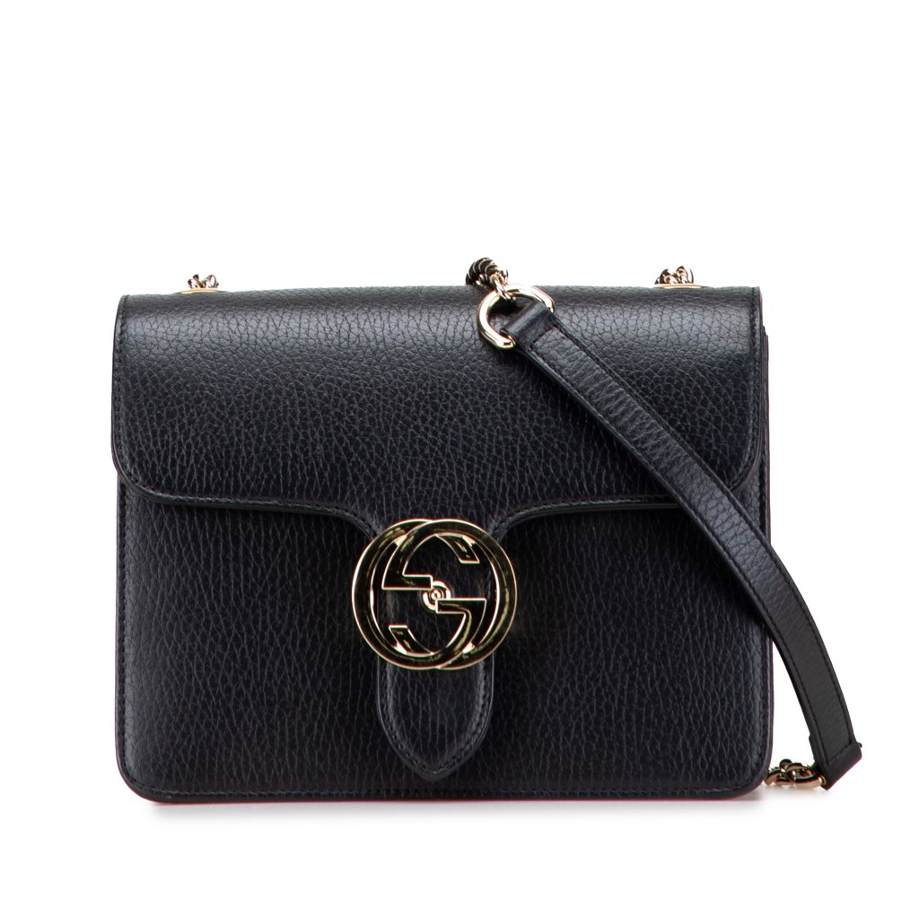 Gucci Small Dollar Calfskin Interlocking G Crossbody