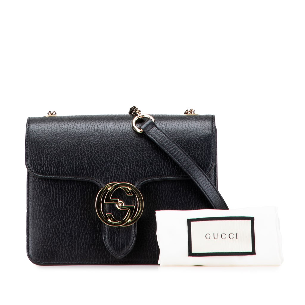 Gucci Small Dollar Calfskin Interlocking G Crossbody - Image 12