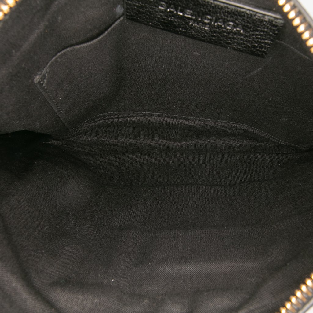 Balenciaga Chevre Motocross Metallic Edge Clutch - 4