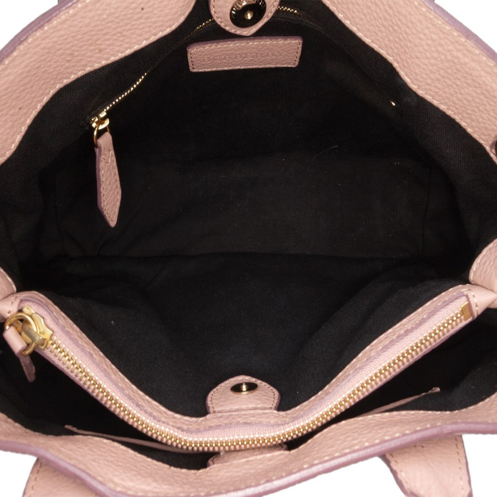 Burberry Medium Leather and House Check Banner Satchel - 4