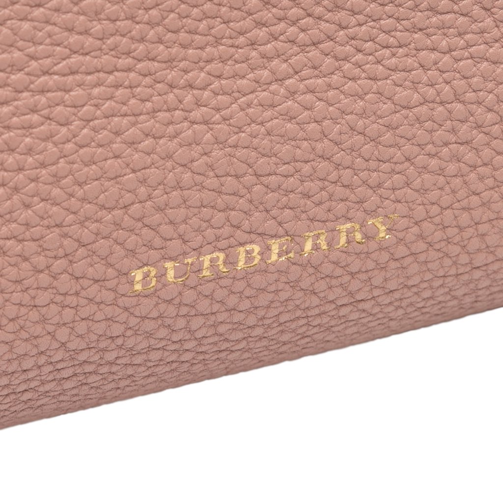Burberry Medium Leather and House Check Banner Satchel - 5