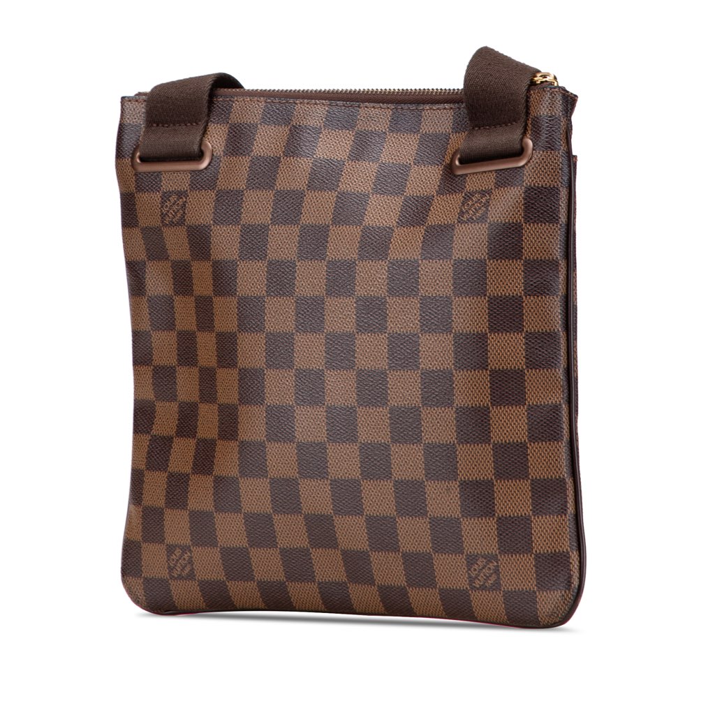 Louis Vuitton Damier Ebene Brooklyn Pochette - Back view