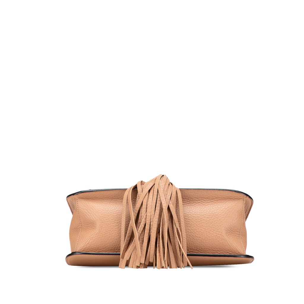 Gucci Medium Leather Bamboo Daily Crossbody - Image 6