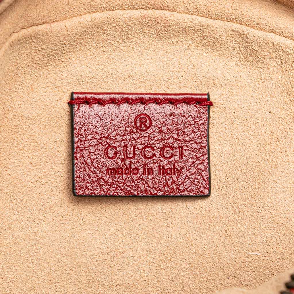 Gucci Mini GG Marmont Matelasse Leather Round Crossbody - Side view