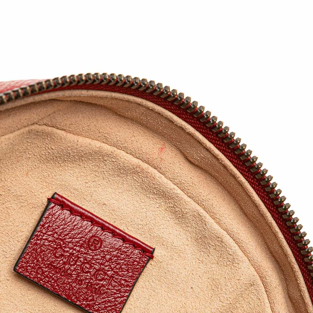 Gucci Mini GG Marmont Matelasse Leather Round Crossbody - Detail 2