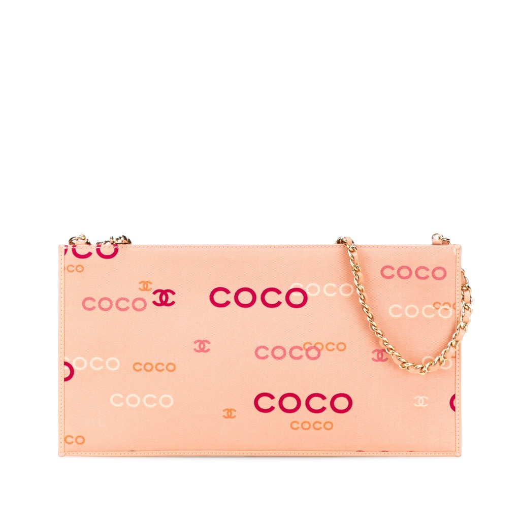 Chanel Canvas Coco Chain Pochette