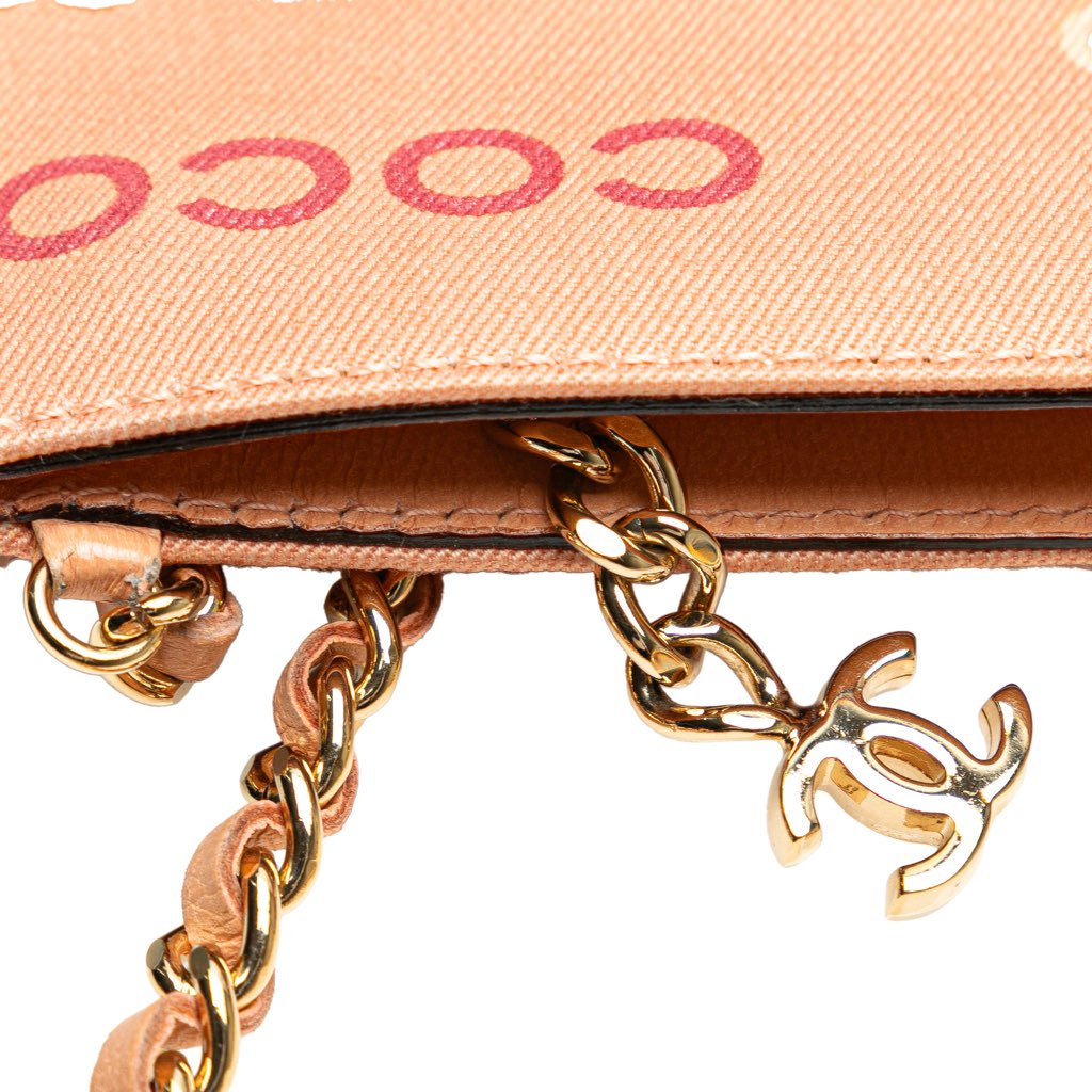 Chanel Canvas Coco Chain Pochette - Detail 2