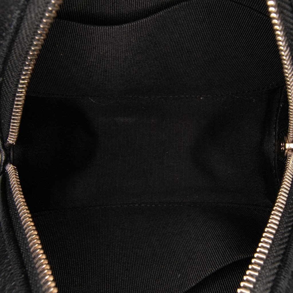 Chanel Quilted Lambskin Egyptian Amulet Charms Round Clutch with Chain - 4