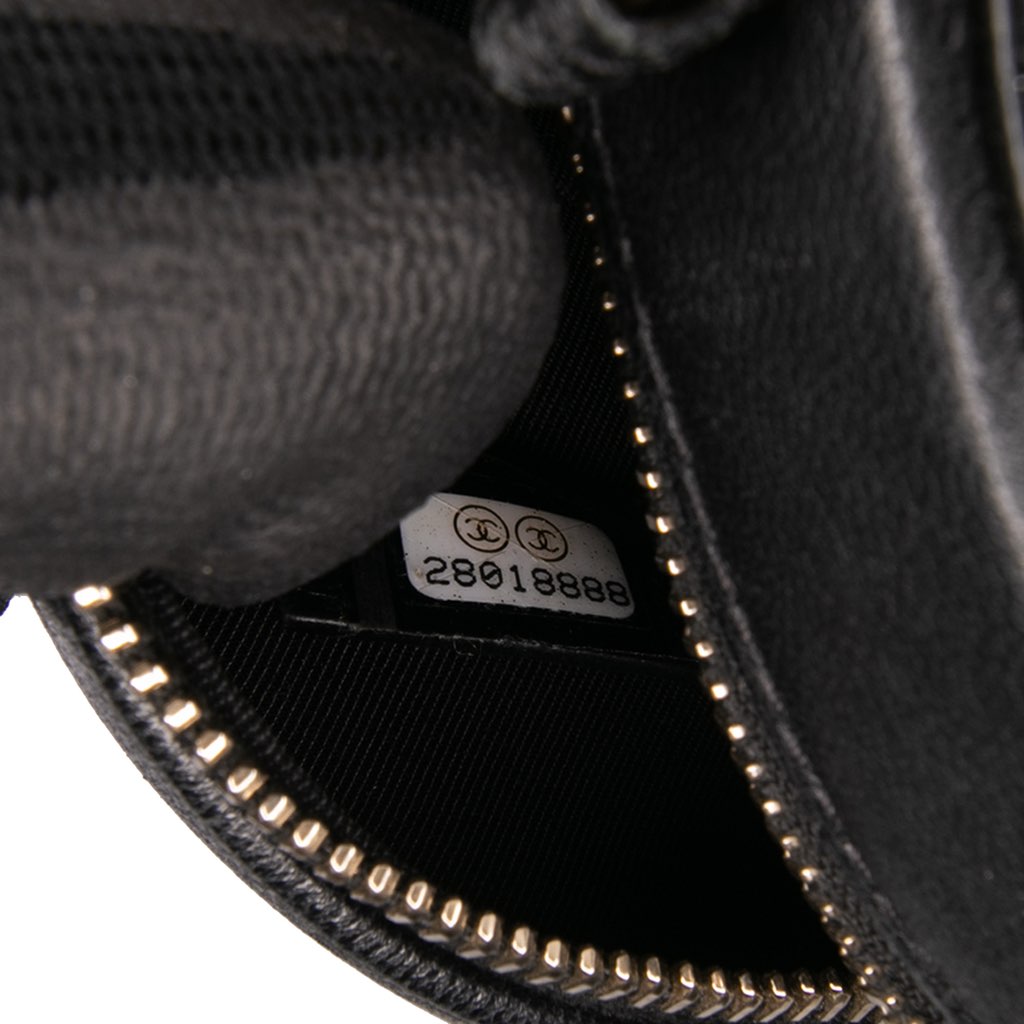 Chanel Quilted Lambskin Egyptian Amulet Charms Round Clutch with Chain - Detail 1