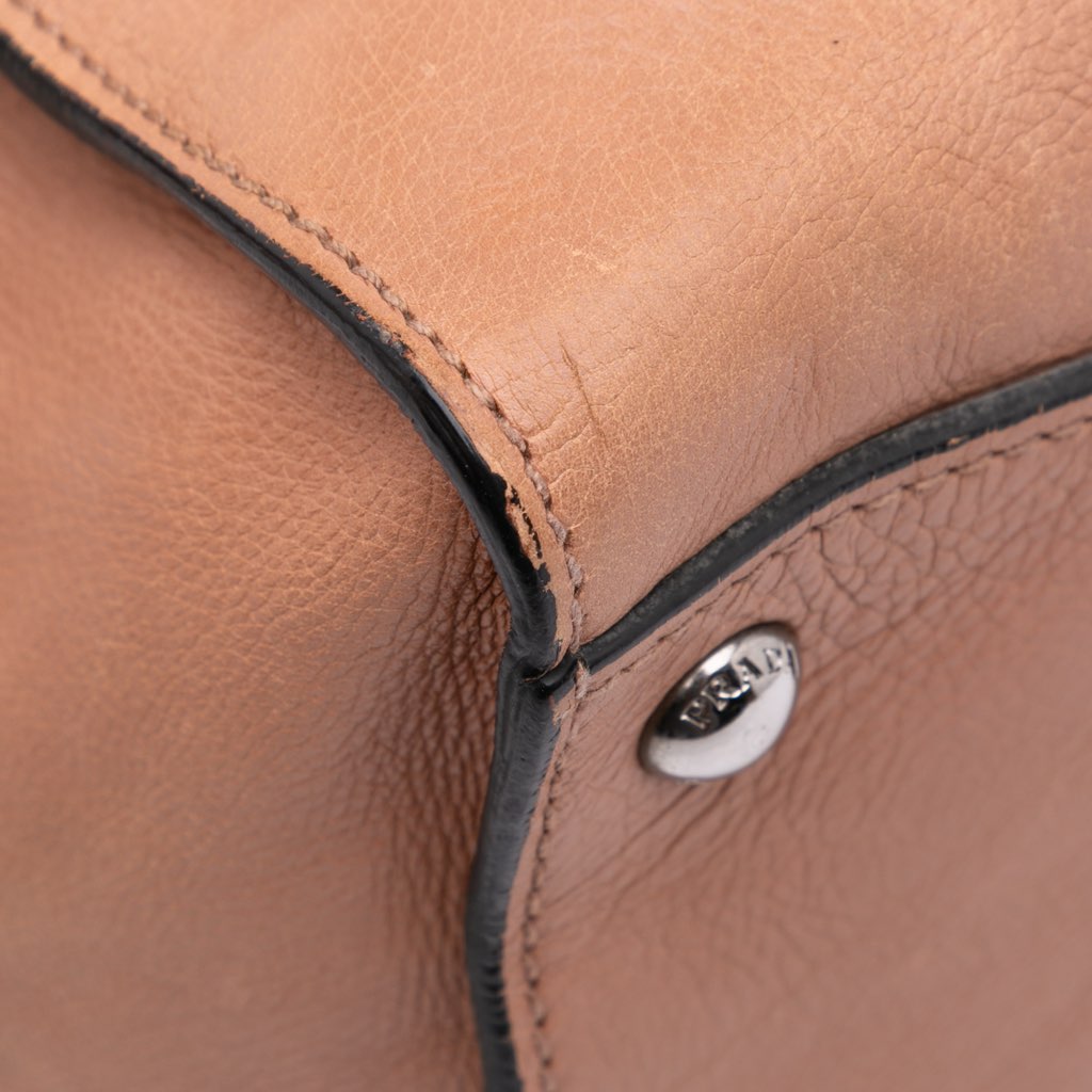 Prada Glace Calf Twin Pocket Satchel - Image 13