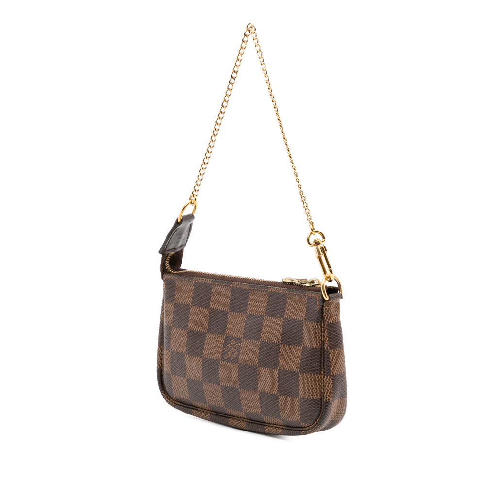 Louis Vuitton Damier Ebene Mini Pochette Accessoires - Back view