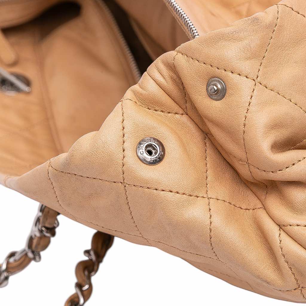 Chanel Large Quilted Iridescent Calfskin VIP Tote - Image 12