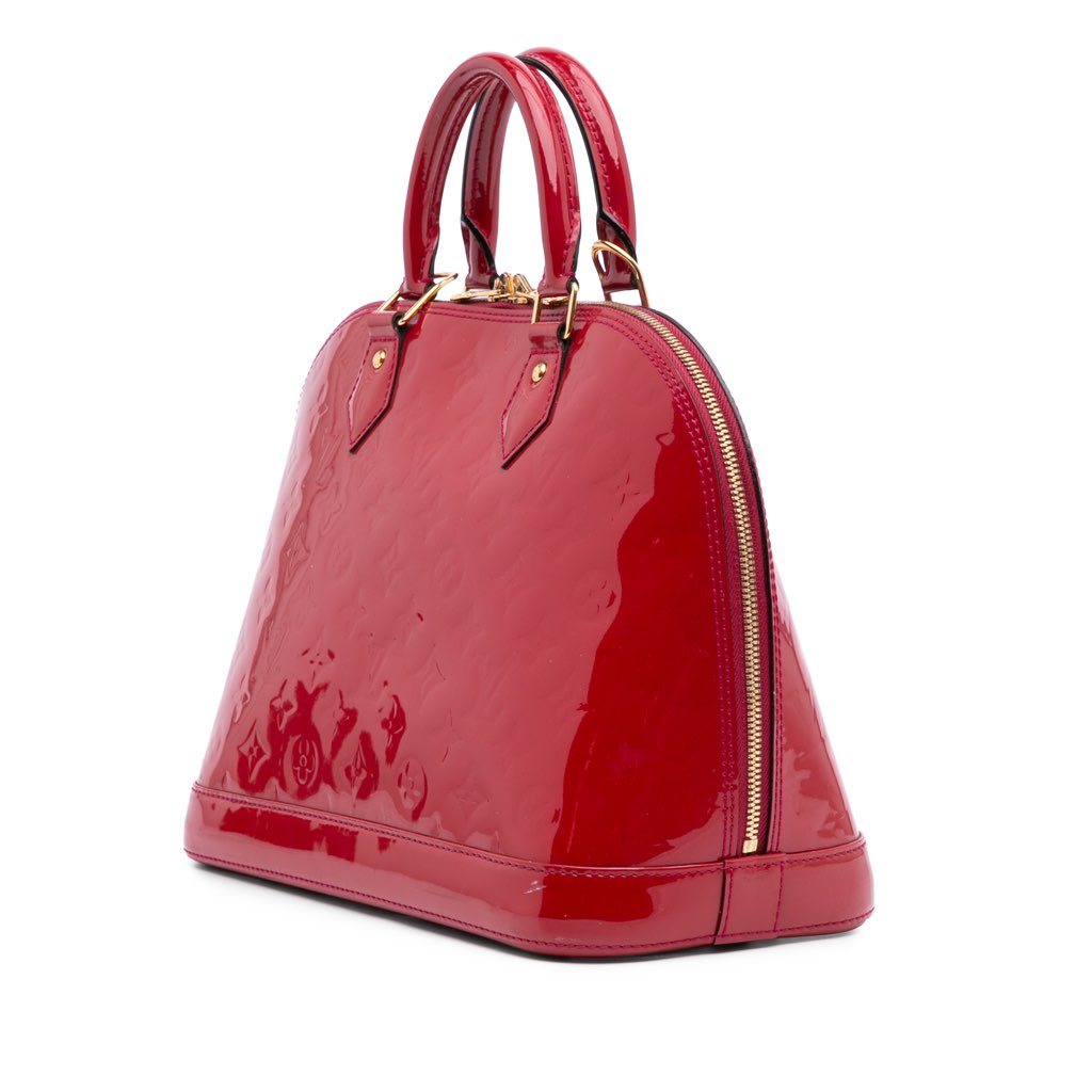 Louis Vuitton Monogram Vernis Alma PM - Back view