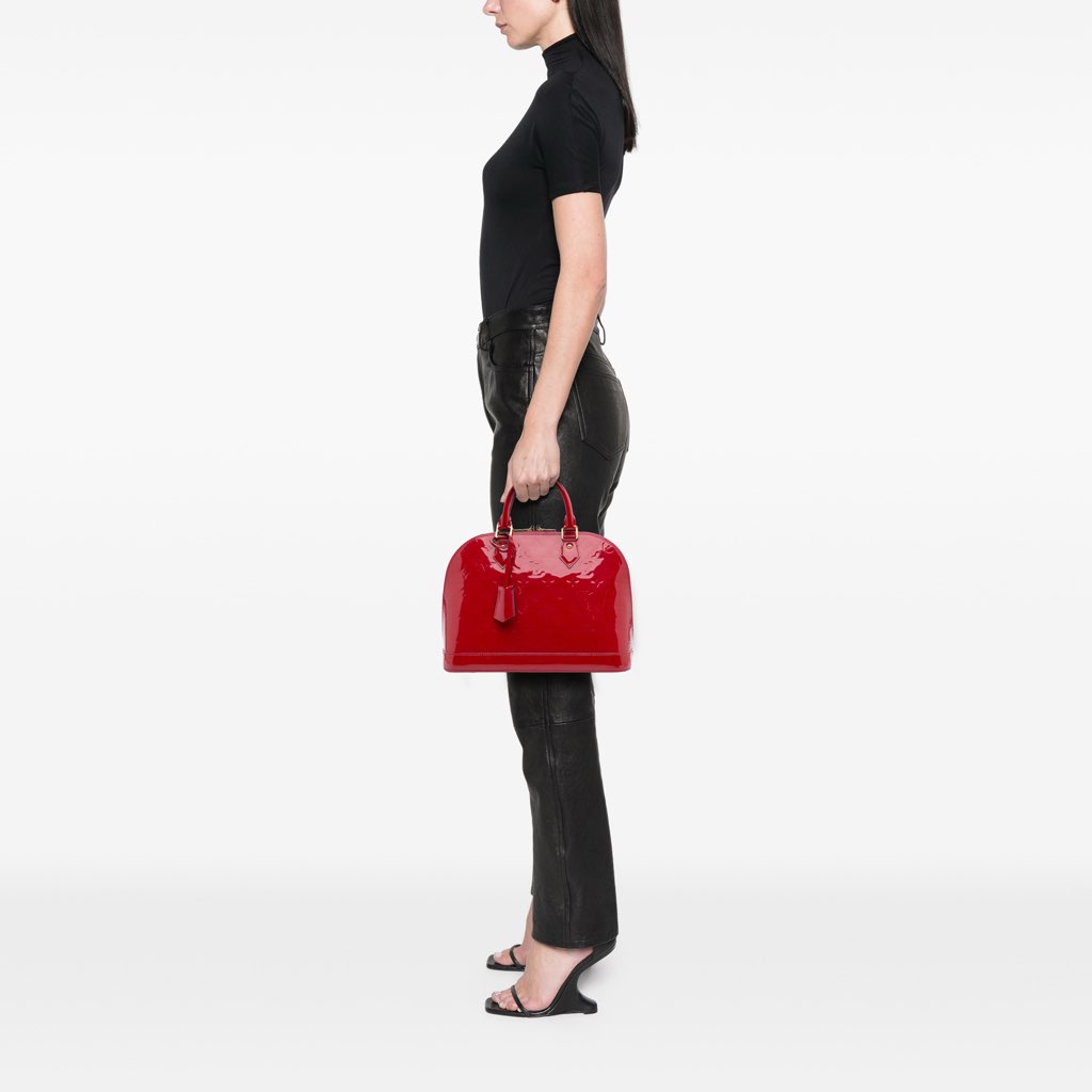 Louis Vuitton Monogram Vernis Alma PM - Image 13