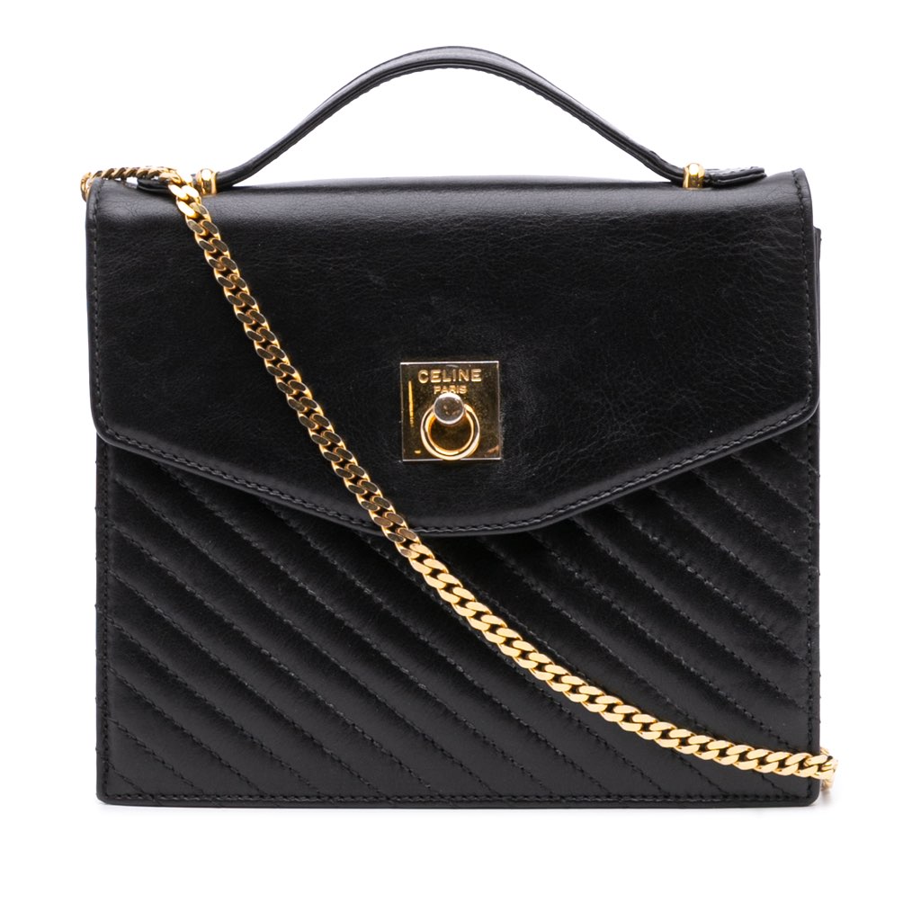 Celine Leather Satchel